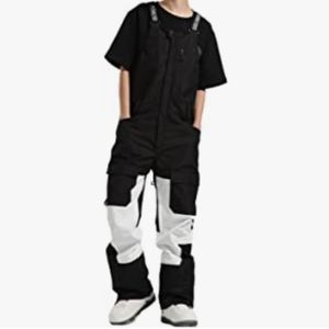 Snowbib. Black with white.